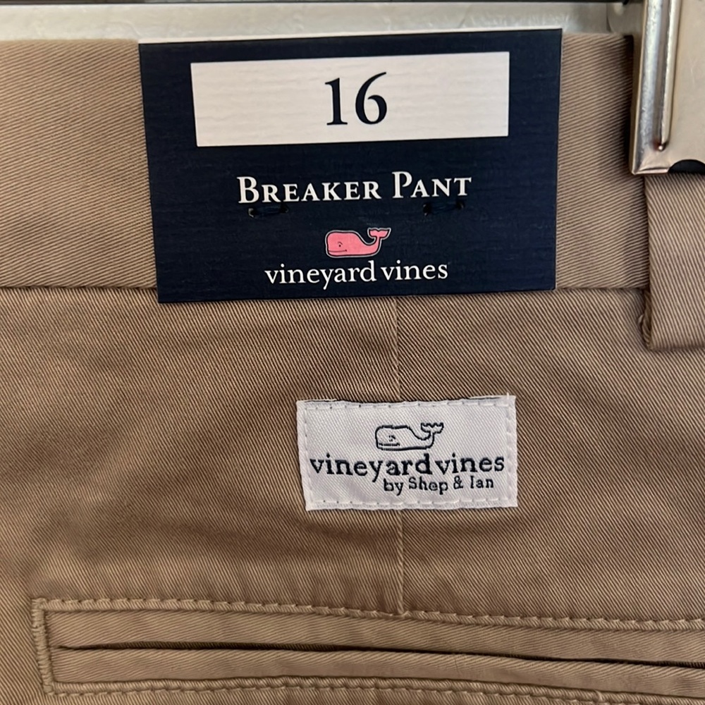 Vineyard Vines boys Breaker Pants size 16 NWT